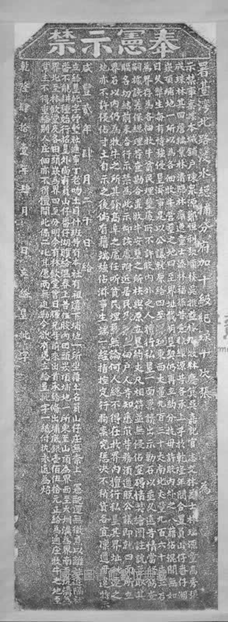 申約併禁碑 銘文